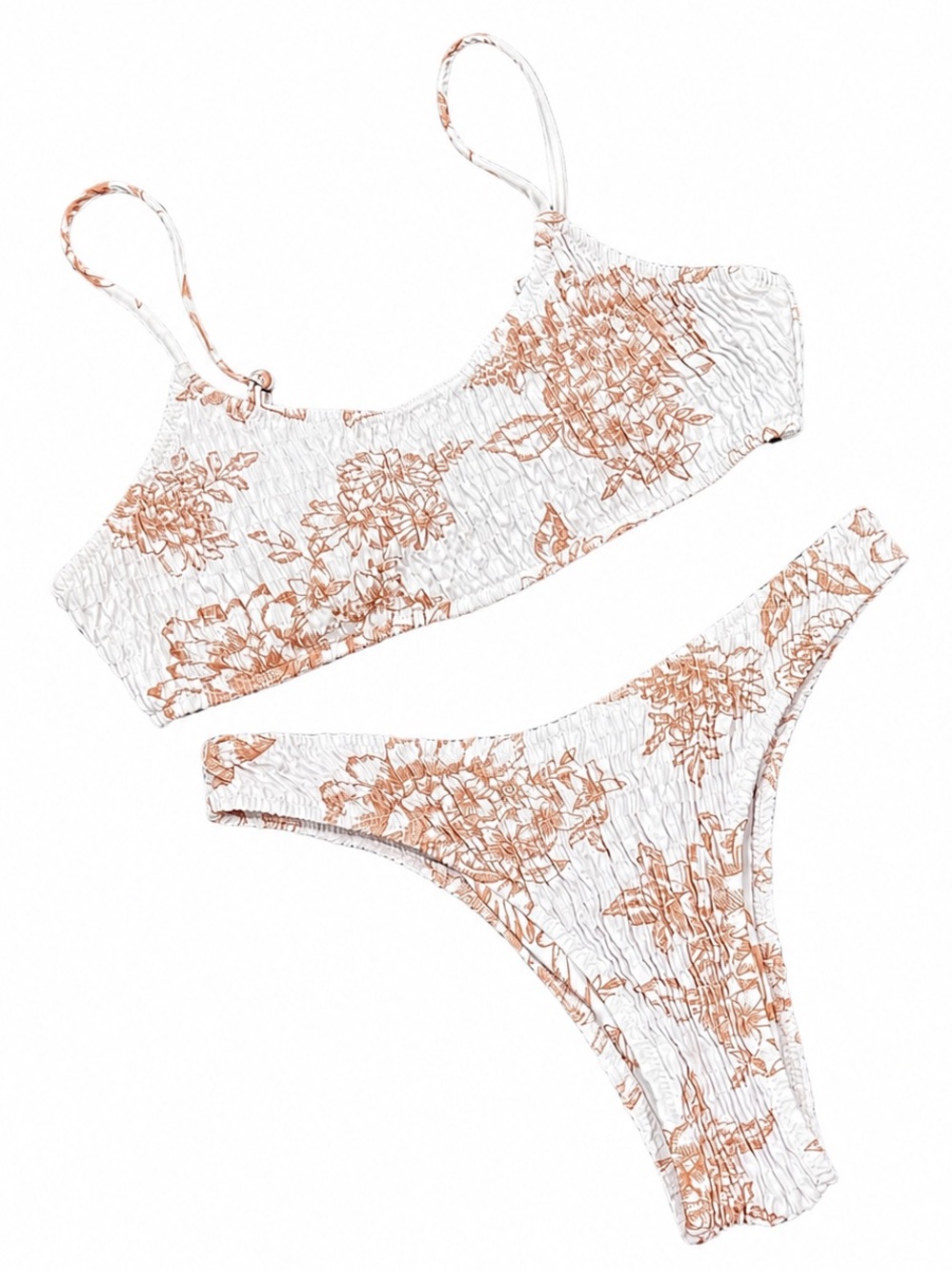 Smocked Toile Bikini Set of 3